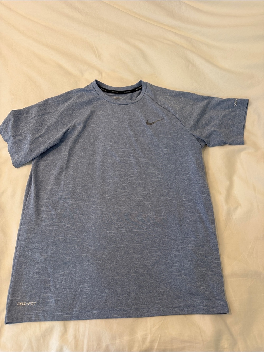 Nike Men’s Heathered Light Blue Dri-FIT Performance Tee